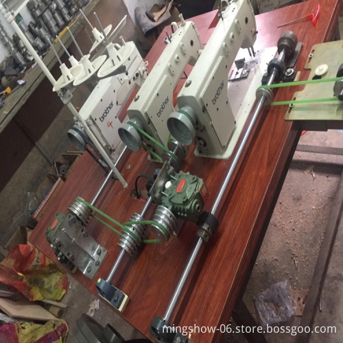 Wholesale good quality industrial three head hair weft machine